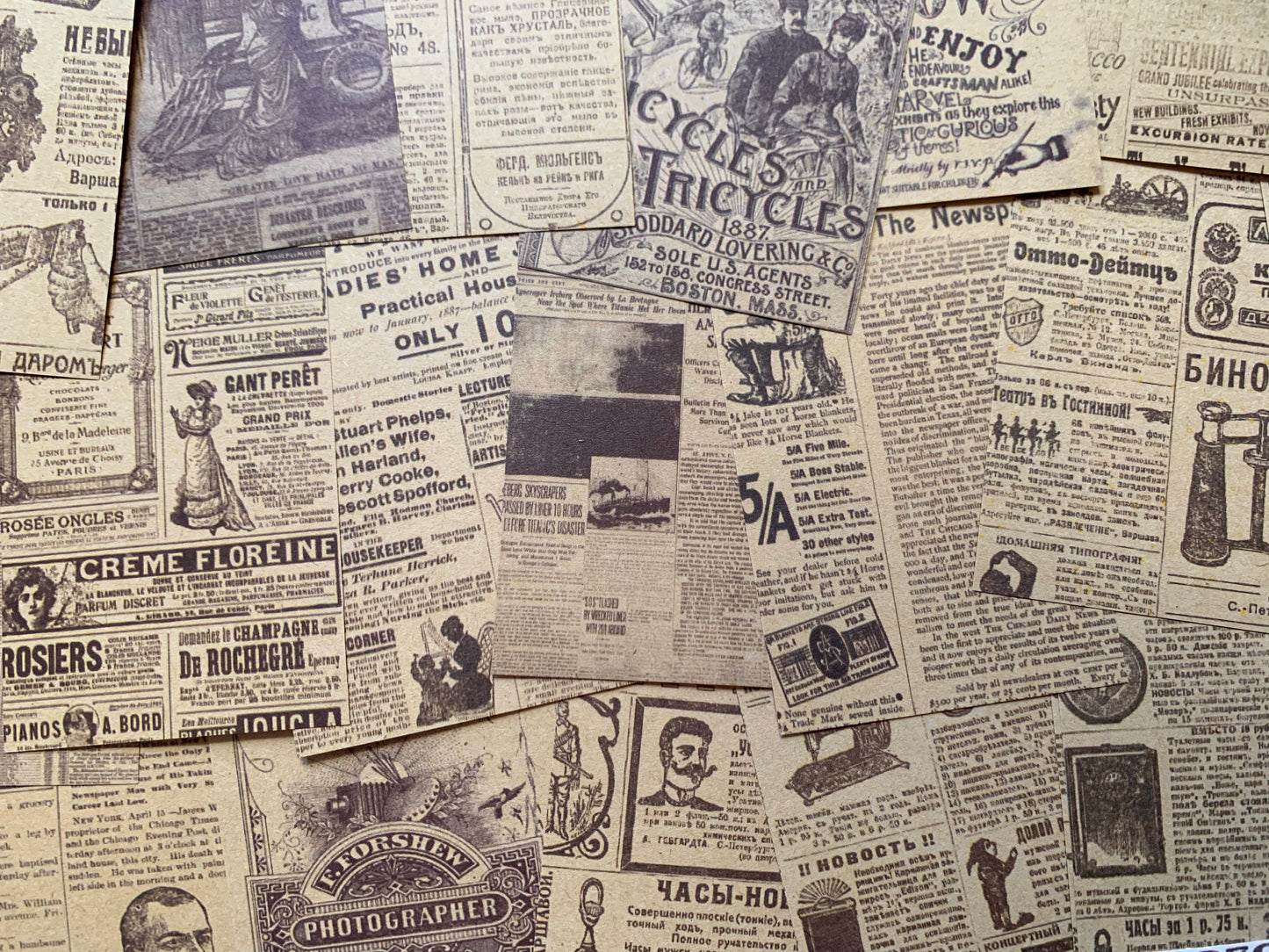 Set of 100 papers - Vintage