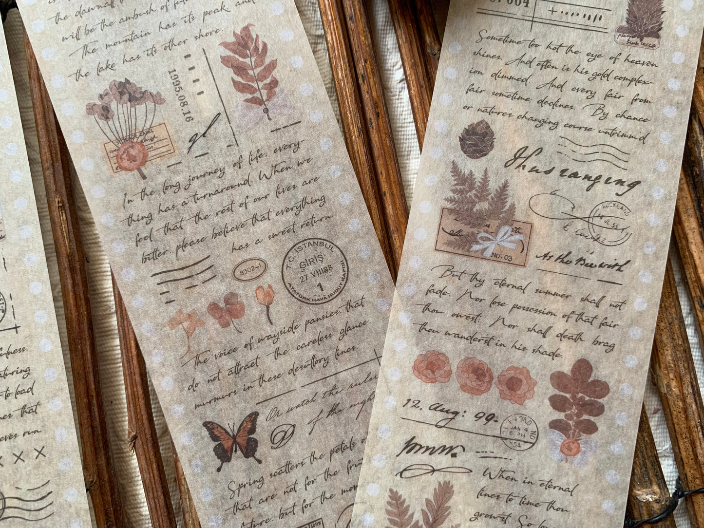Written Long Sticker Set - 3