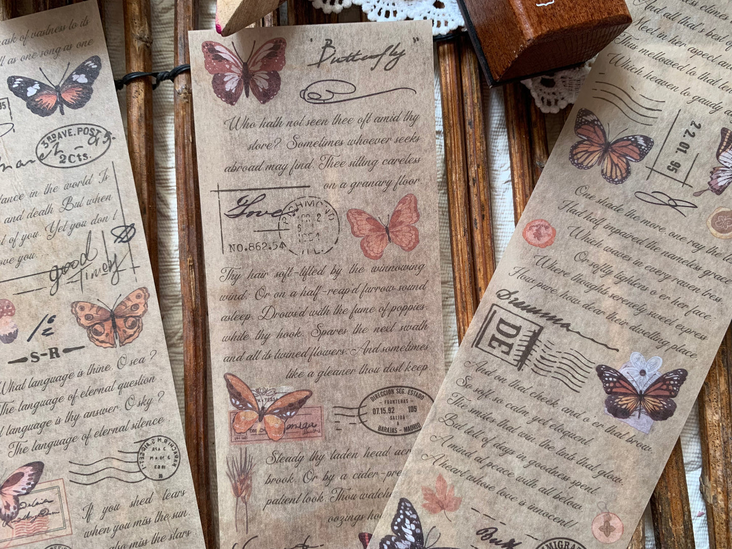 Written Long Sticker Set - 1