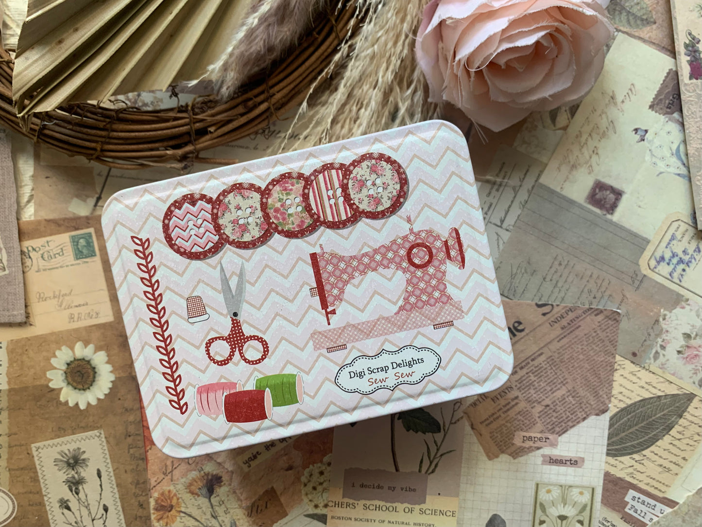 Aesthetic Storage Box - Sewing