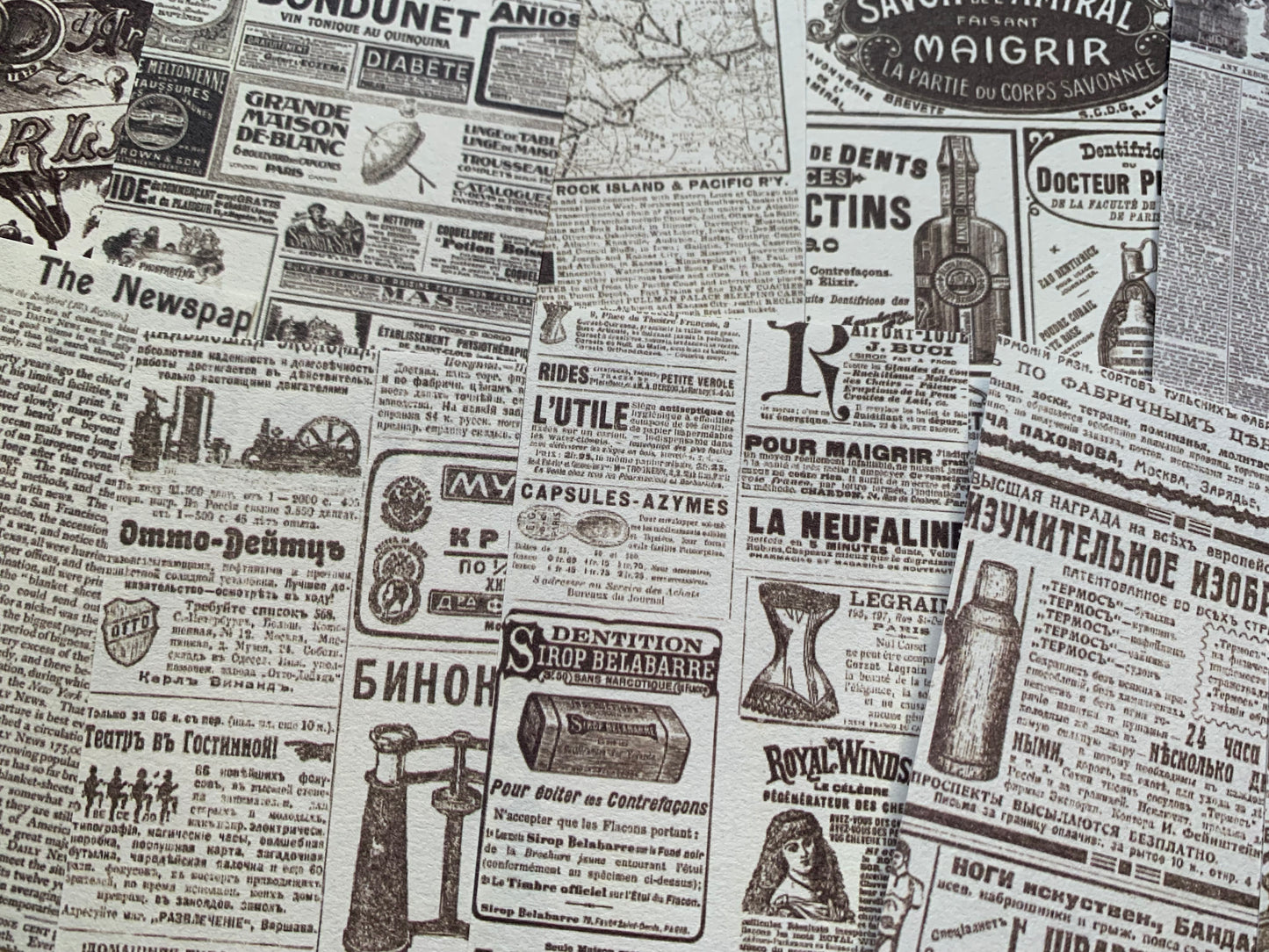 Set of 100 papers - Vintage