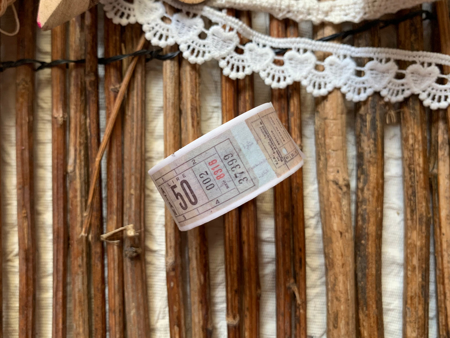 Ticket Washi Tape