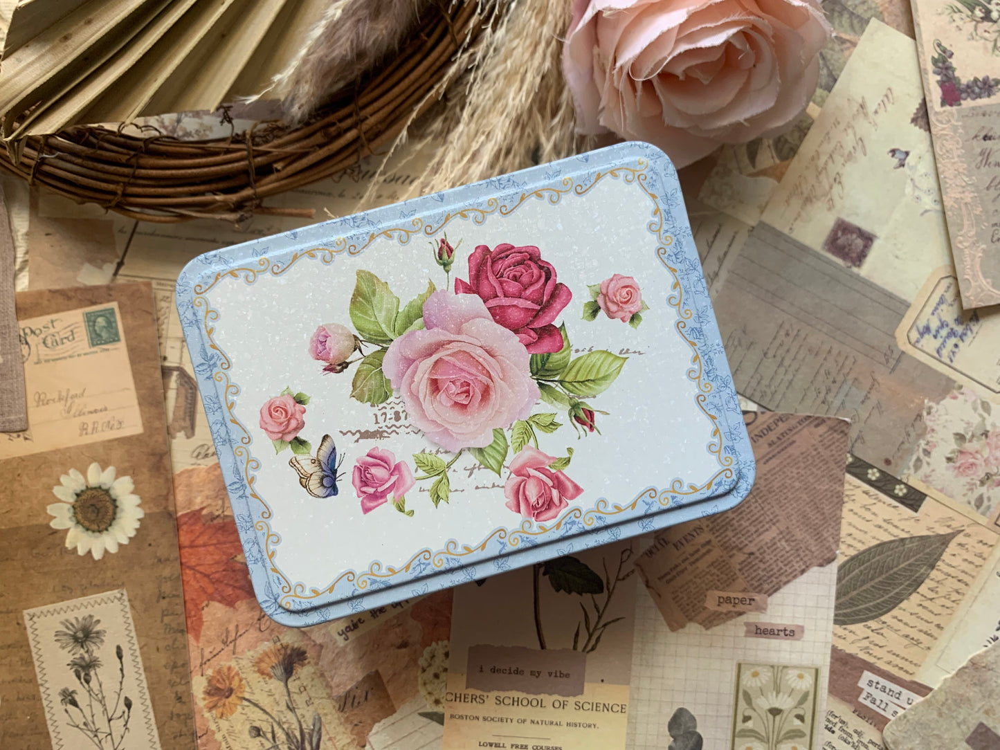 Aesthetic Storage Box - Rose