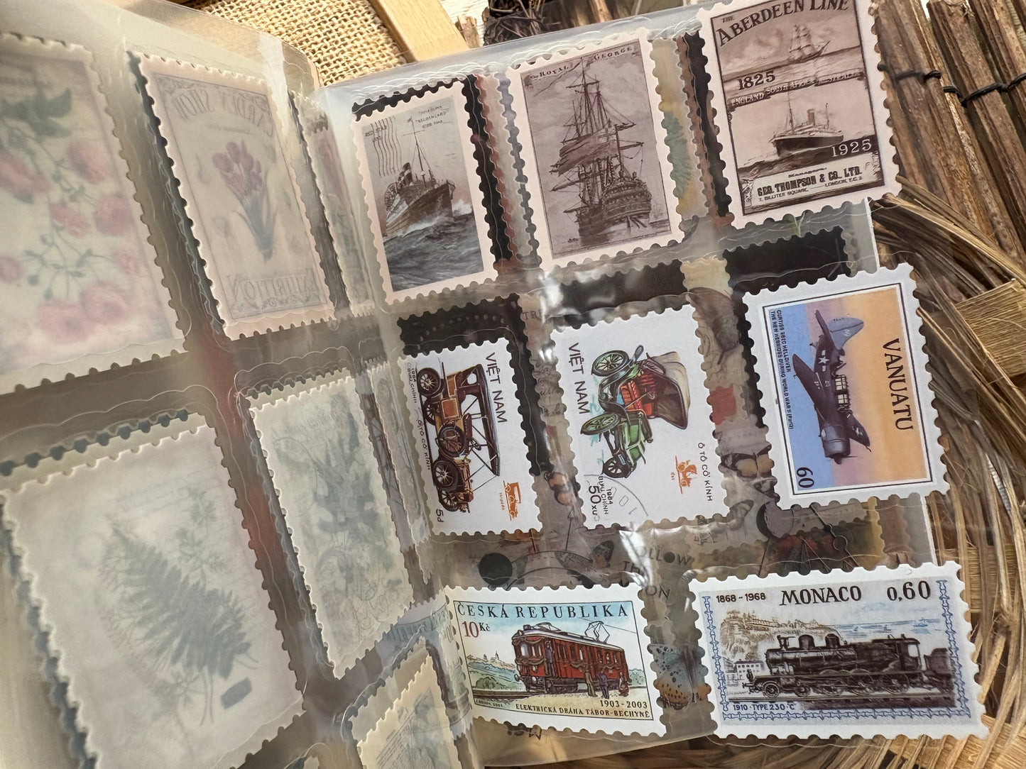 Vintage Sticker Booklet - 4