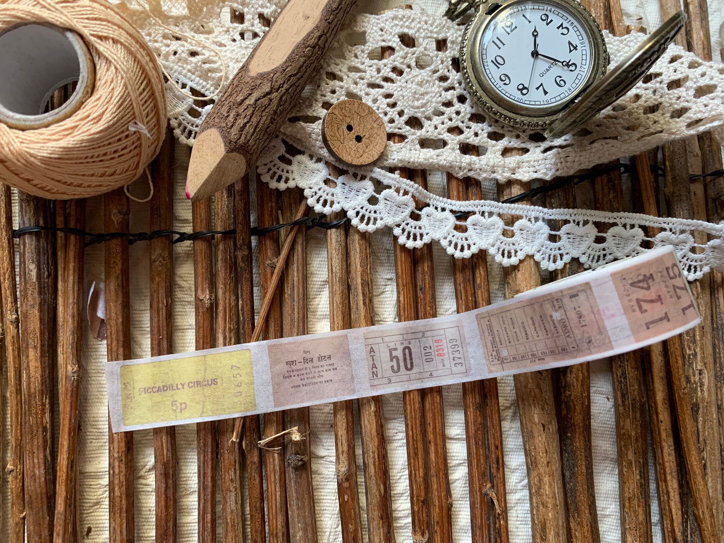 Ticket Washi Tape