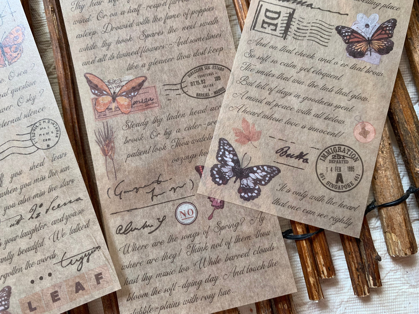 Written Long Sticker Set - 1