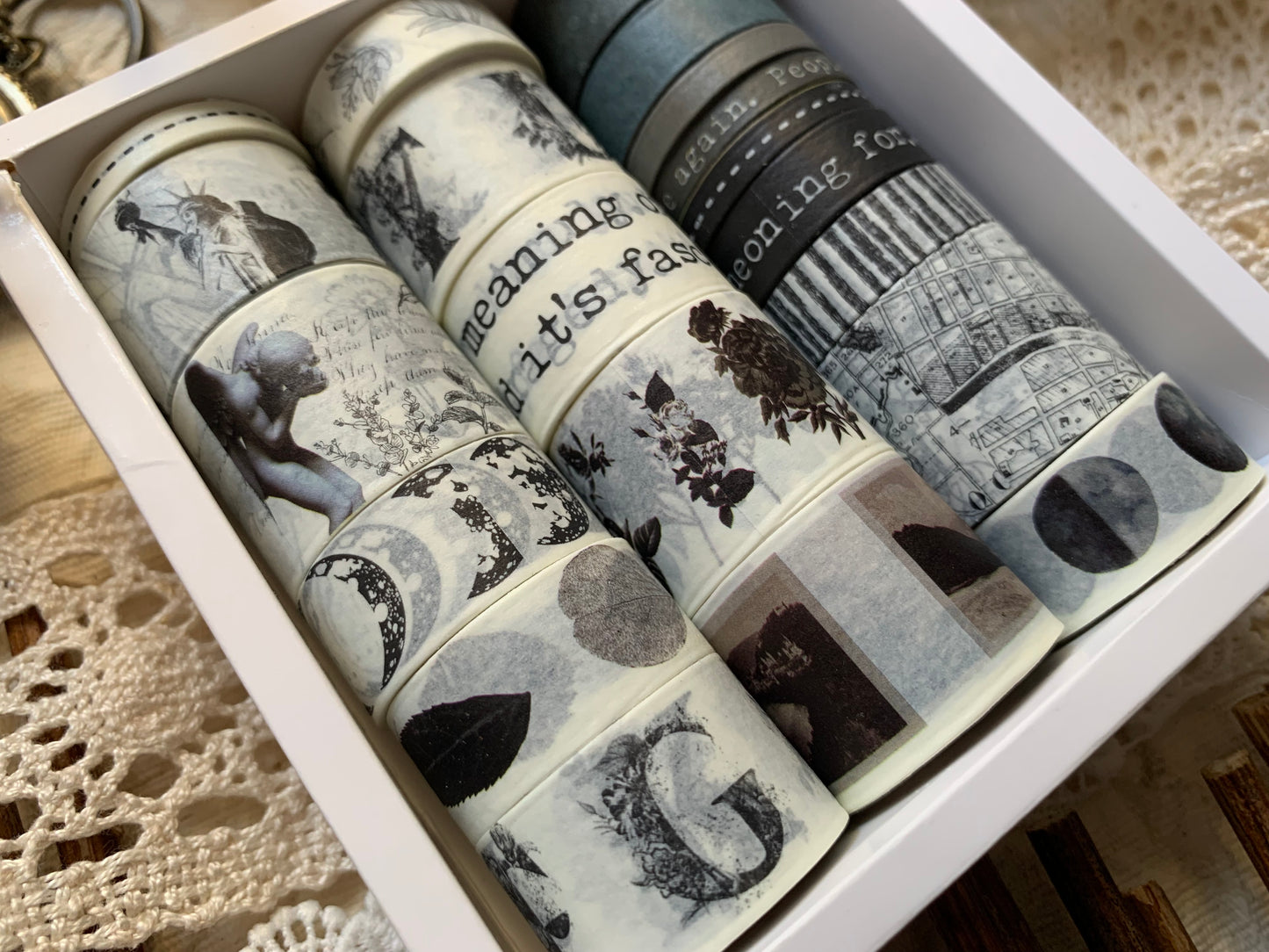 Black & White Washi Tape Set