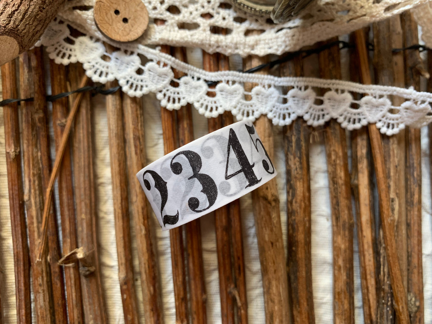 Number Washi Tape