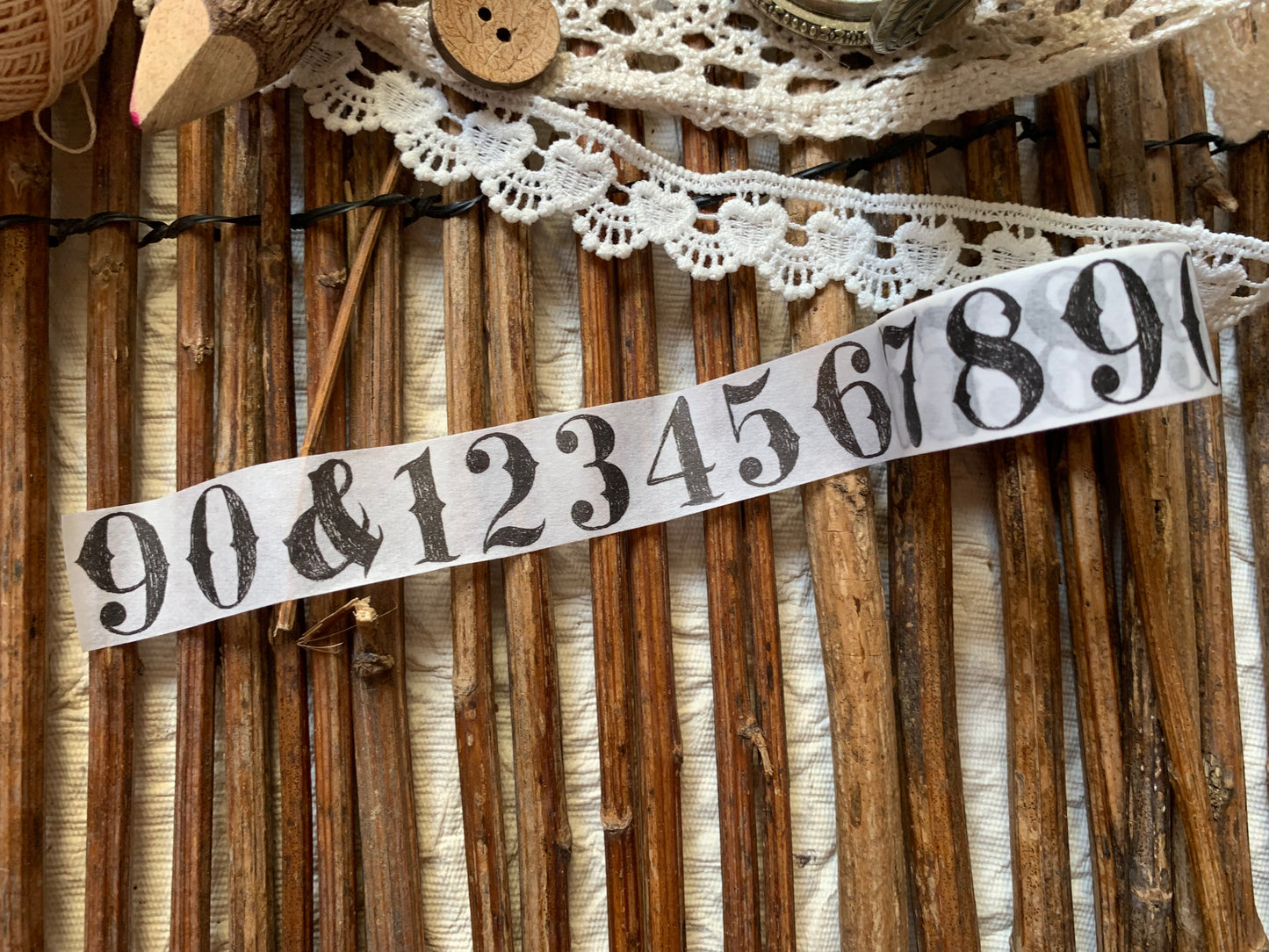 Number Washi Tape