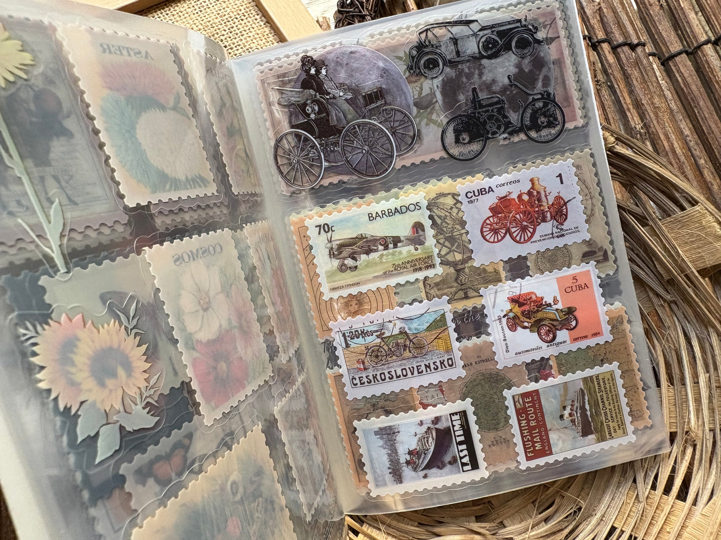 Vintage Sticker Booklet - 4