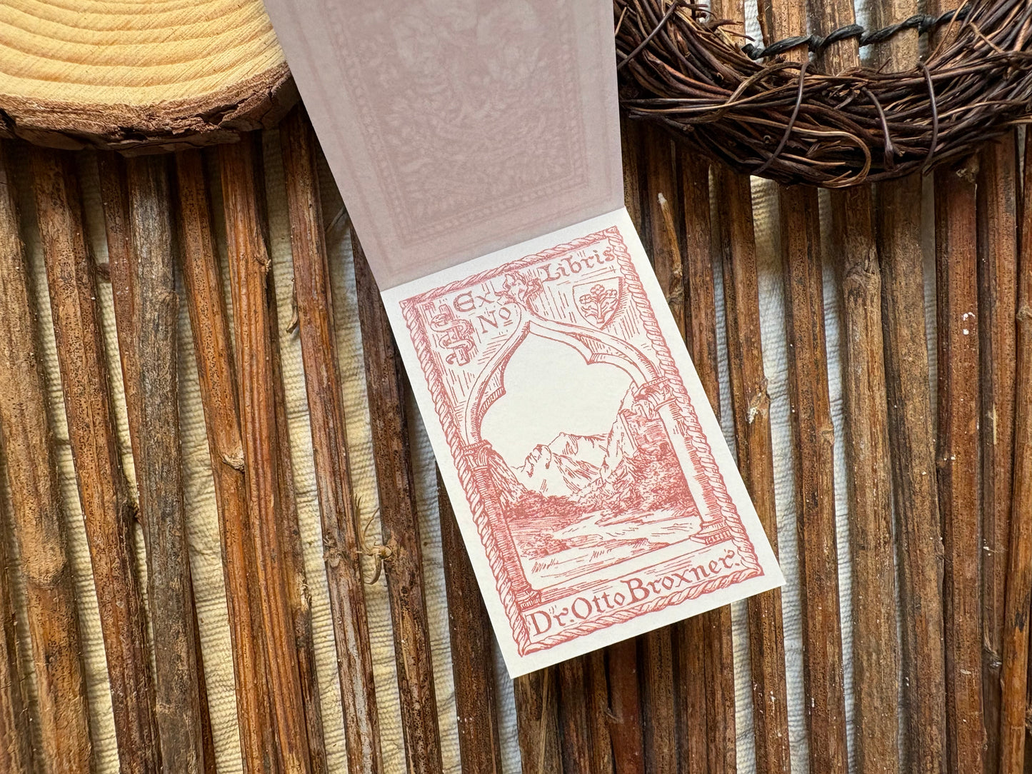 Vintage Mini Booklet - Red