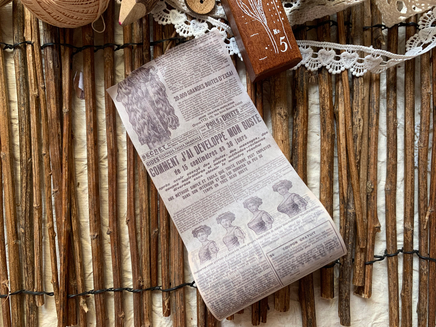 Thick Vintage Washi Tape