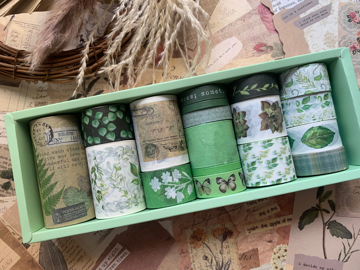 Leafy Washi Tape Set