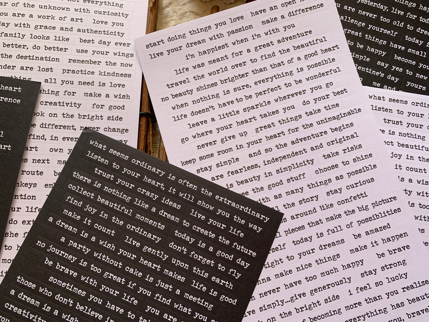 Quote Sticker Set