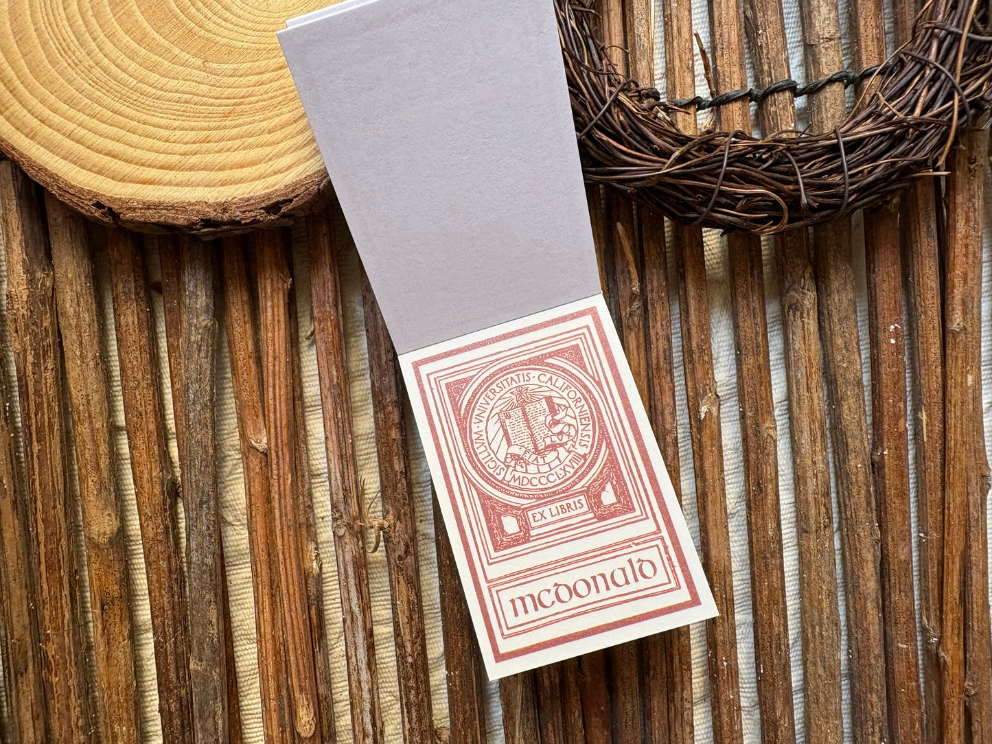 Vintage Mini Booklet - Red