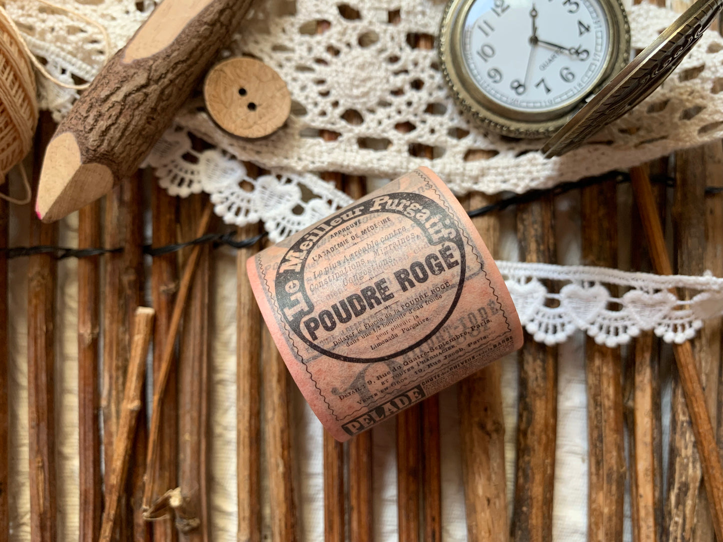 Vintage Brown Washi Tape