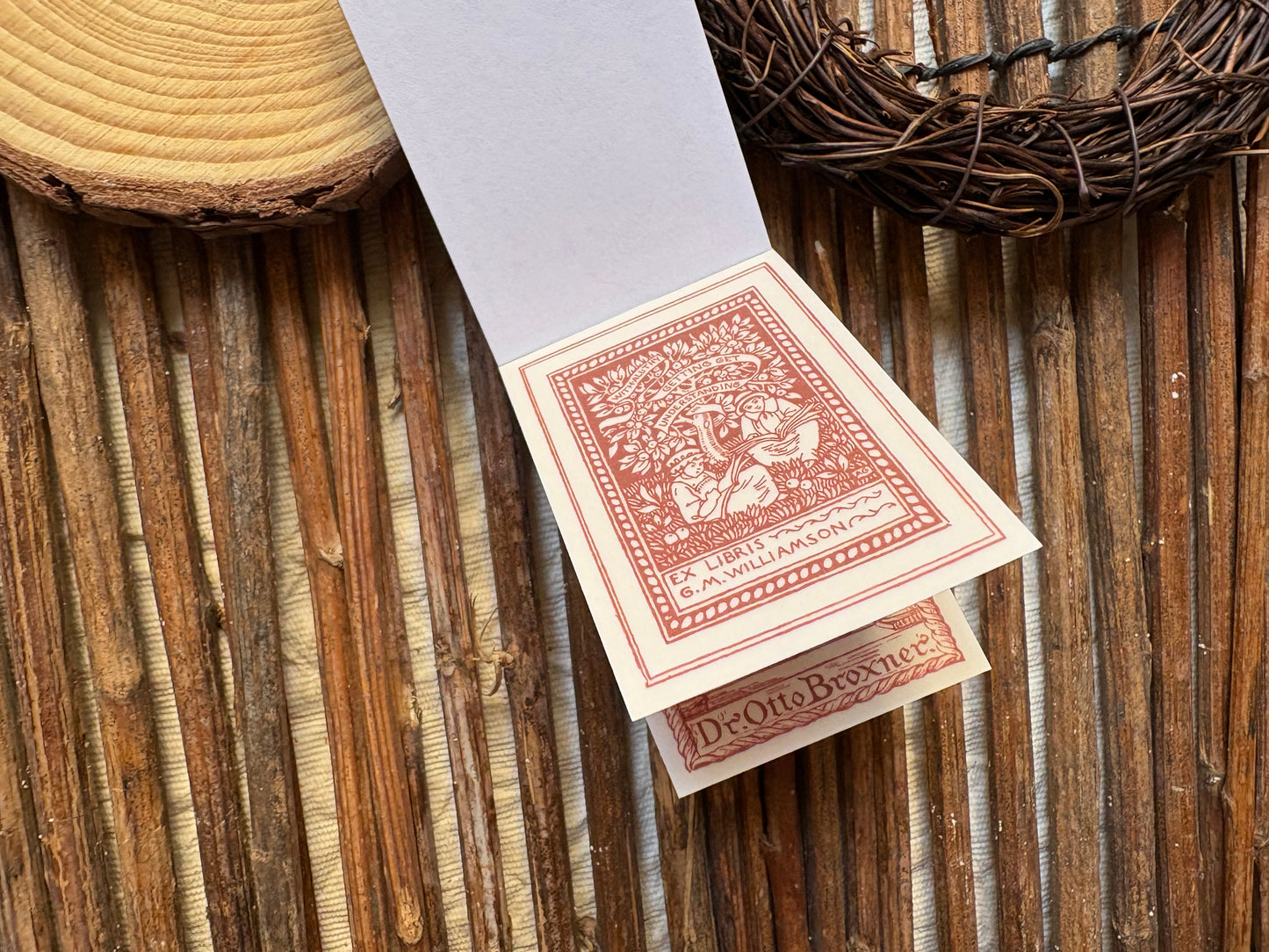 Vintage Mini Booklet - Red