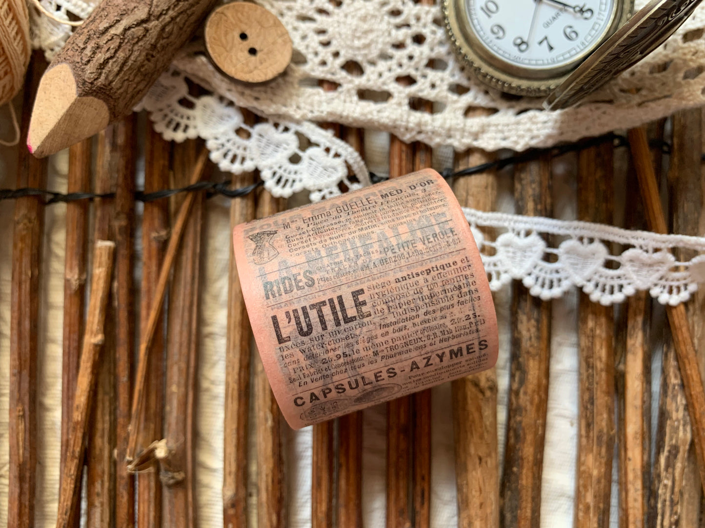 Vintage Brown Washi Tape