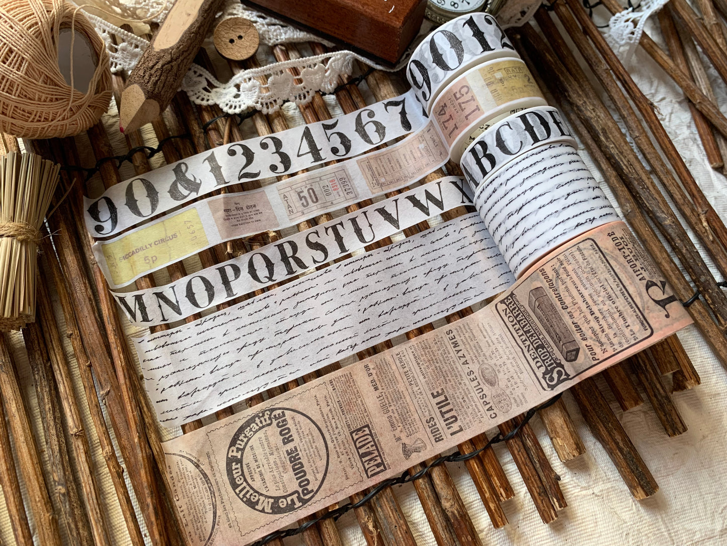 Vintage Brown Washi Tape