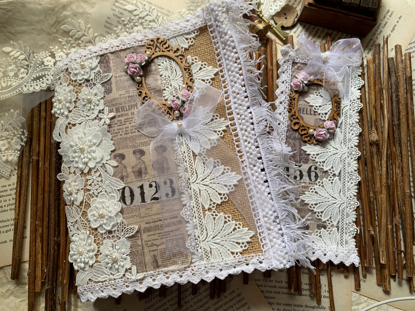 Lace Journal + Bookmark 3
