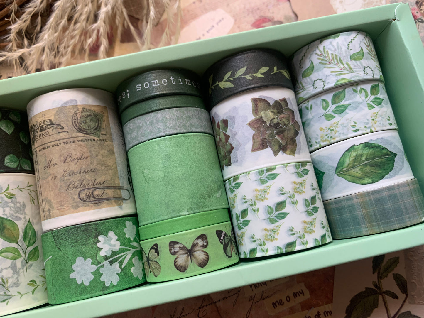 Leafy Washi Tape Set