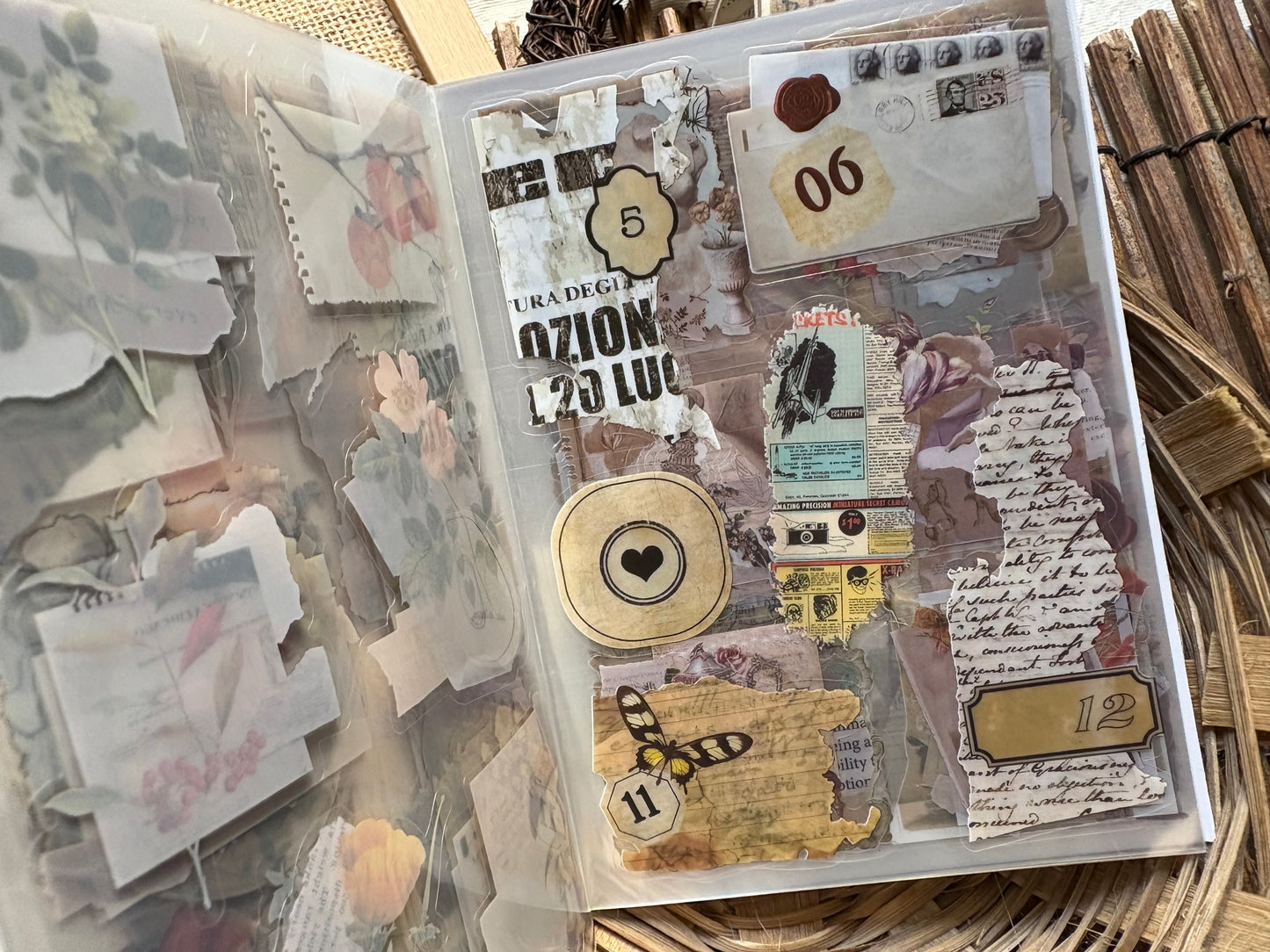 Vintage Sticker Booklet - 3