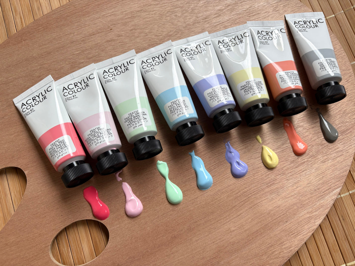 Pastel Acrylic Paints