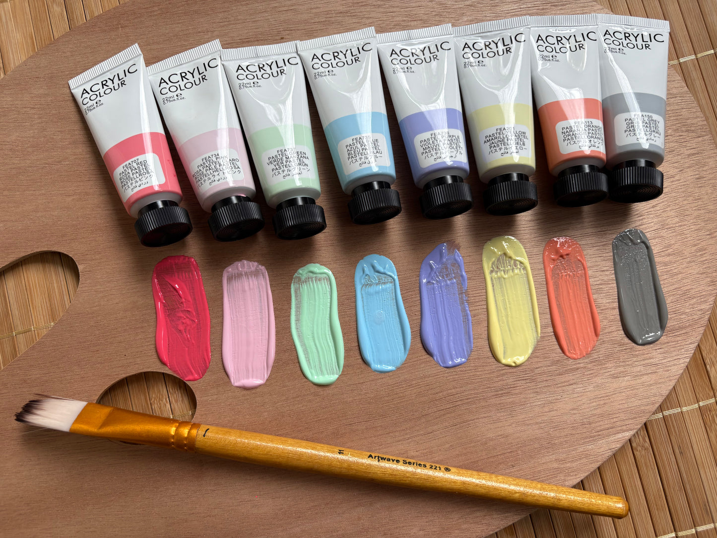 Pastel Acrylic Paints
