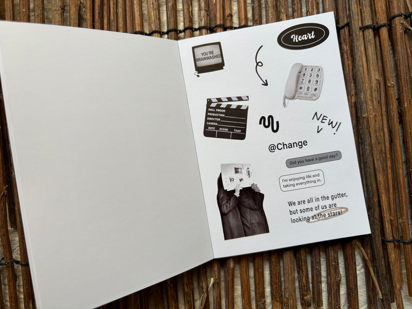 Daydream Sticker Booklet - B&W