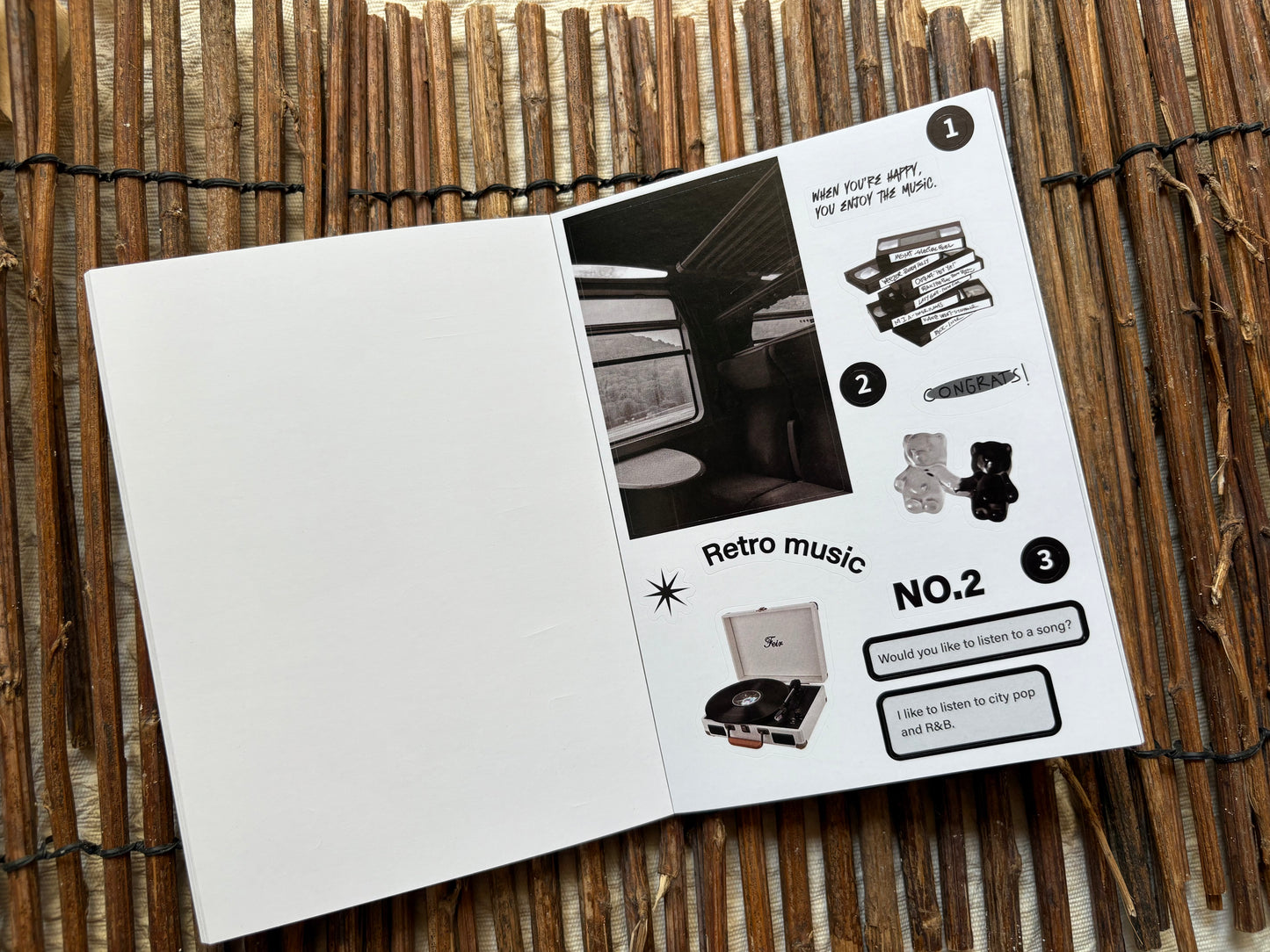 Daydream Sticker Booklet - B&W
