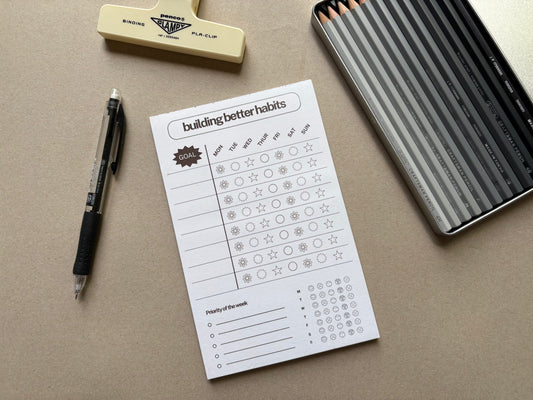 Habit Tracking Notepad