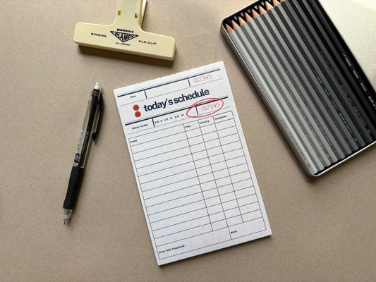 Daily Schedule Notepad