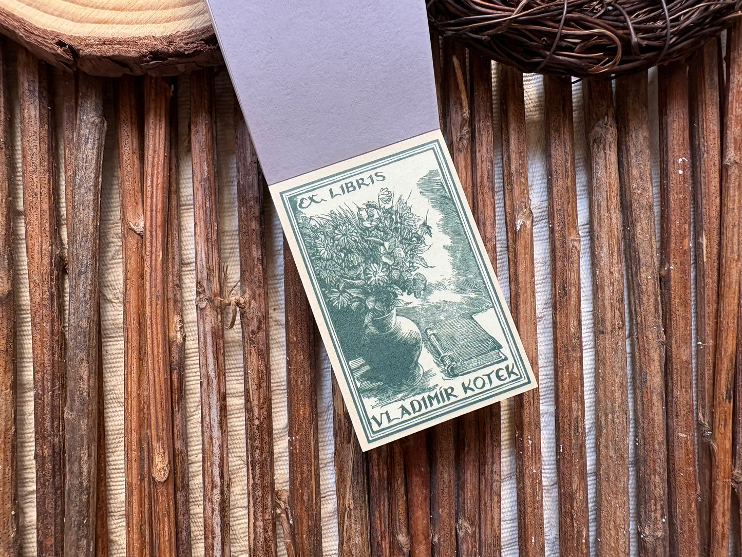 Vintage Mini Booklet - Green