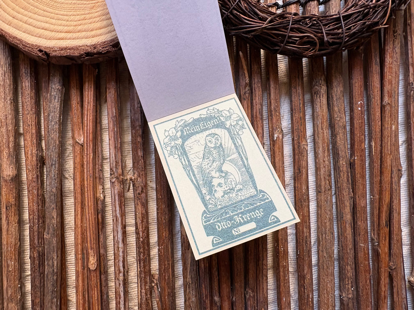 Vintage Mini Booklet - Green