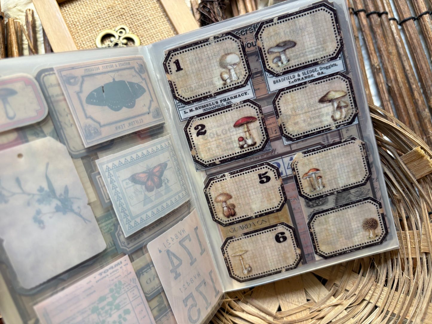 Vintage Sticker Booklet - 2