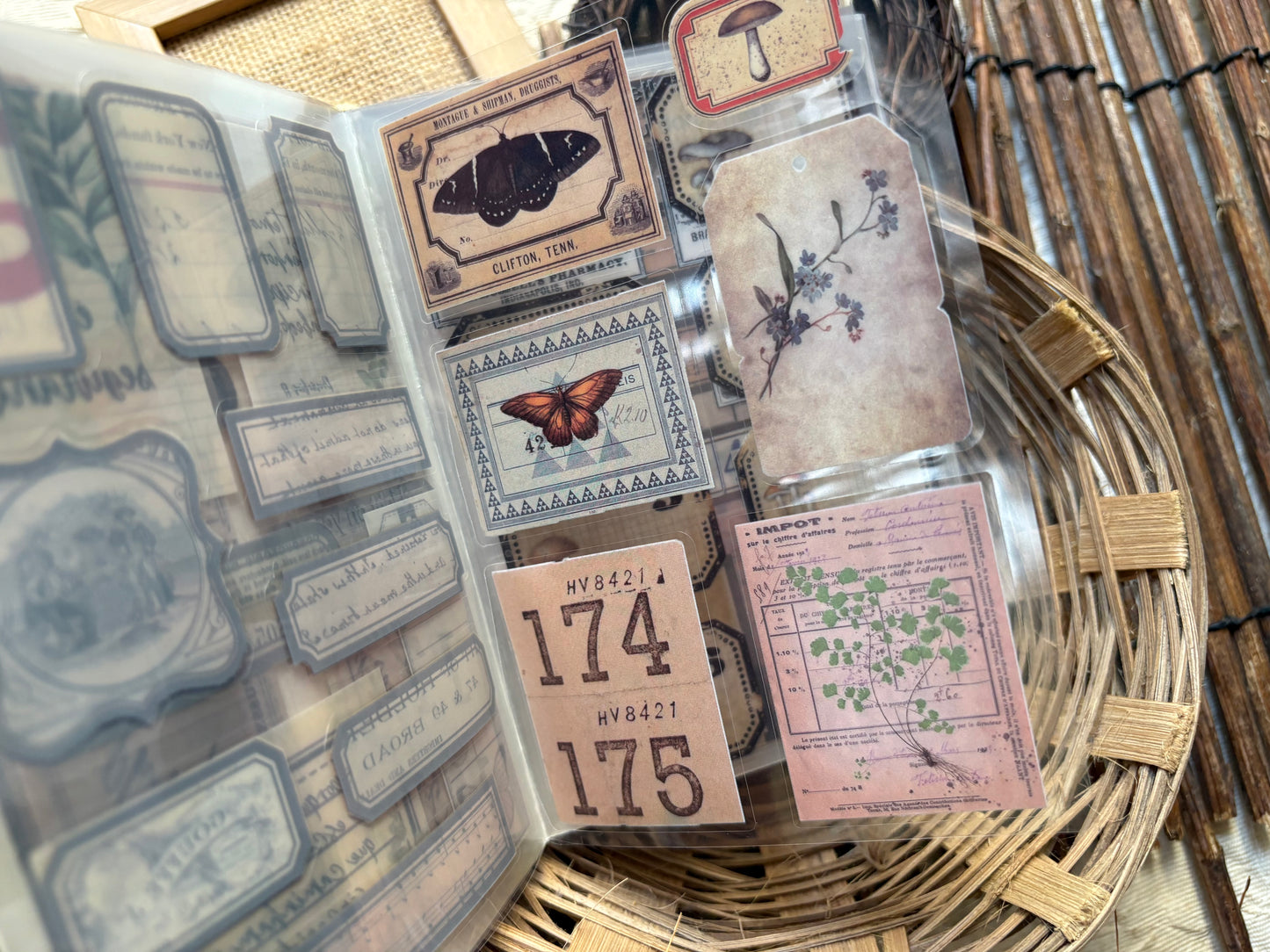 Vintage Sticker Booklet - 2