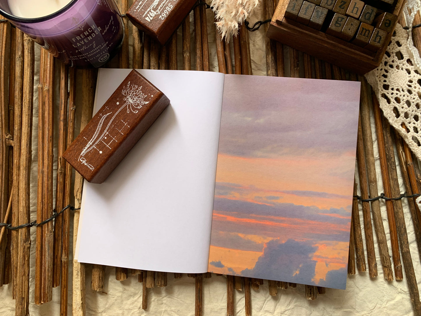 Aesthetic Sticker Booklet - Purple