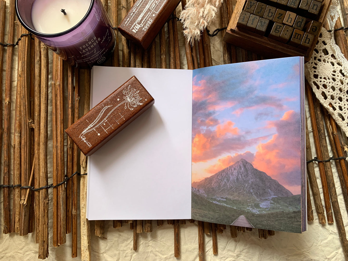Aesthetic Sticker Booklet - Purple