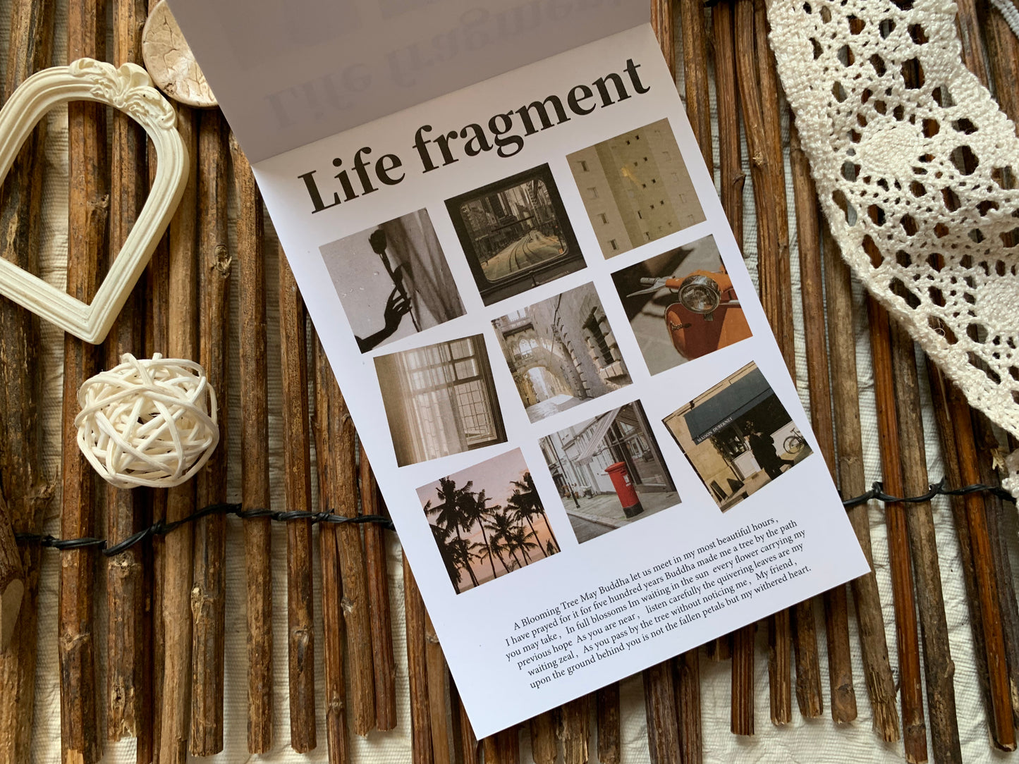 Magazine Booklet - Beige