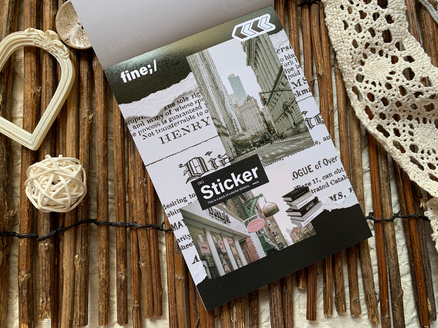 Magazine Booklet - Beige