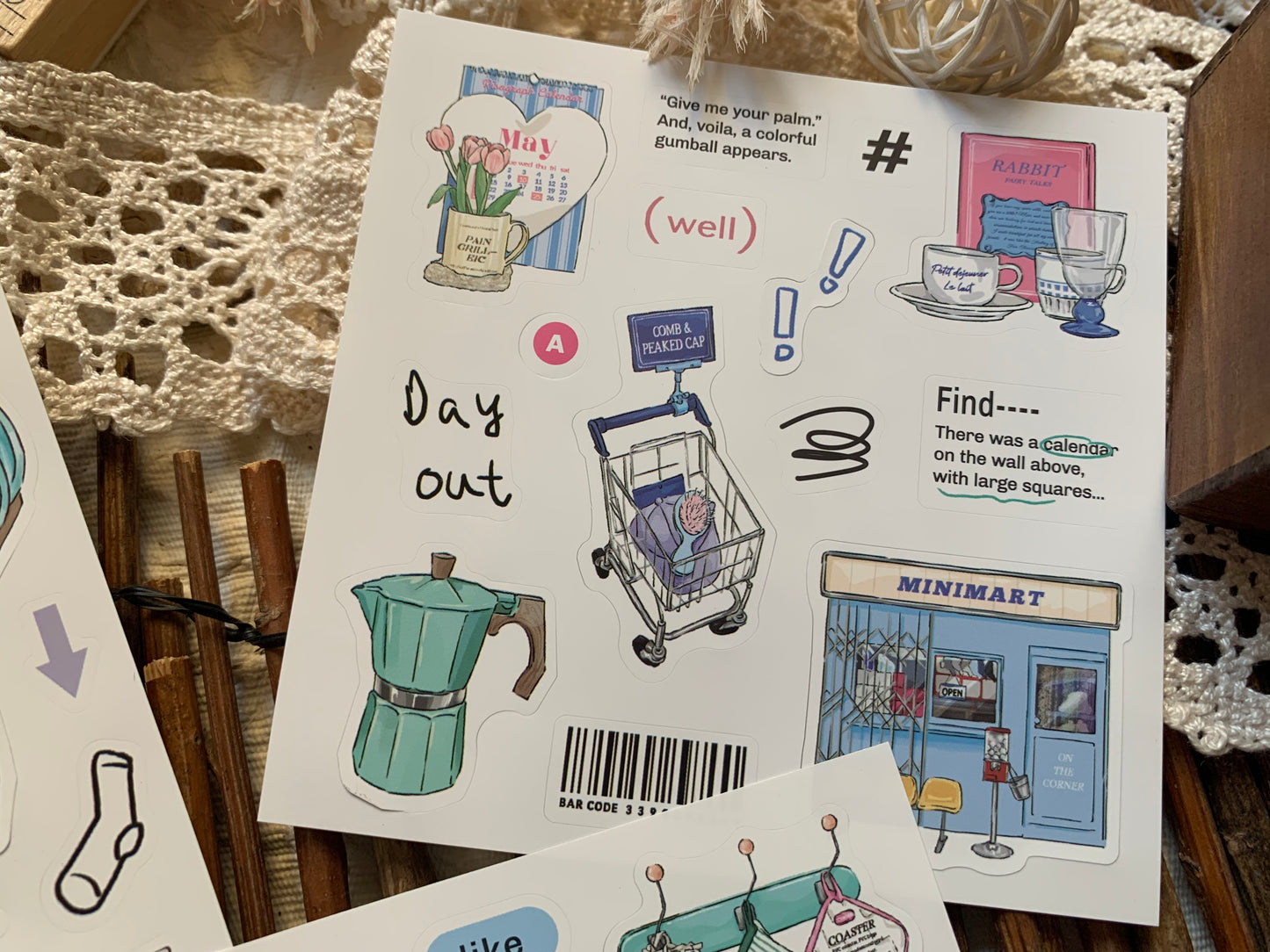 Cute Sticker Set - Errands