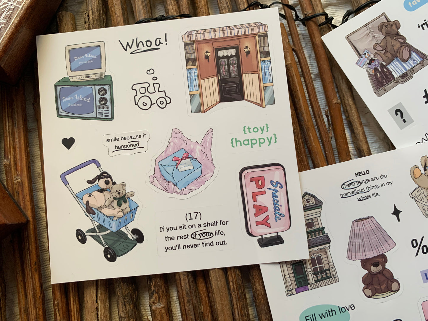 Cute Sticker Set - Play Time