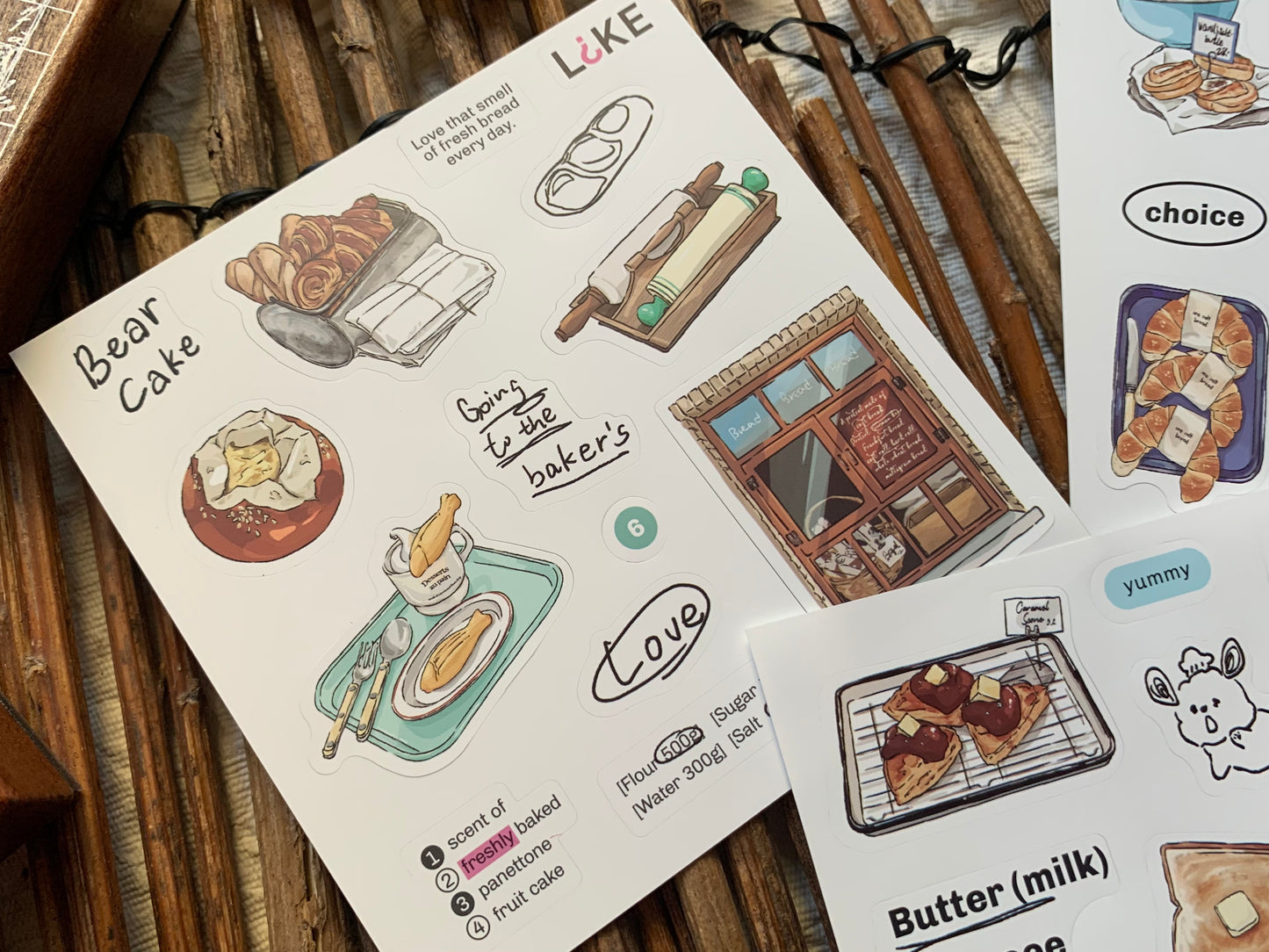 Cute Sticker Set - Food