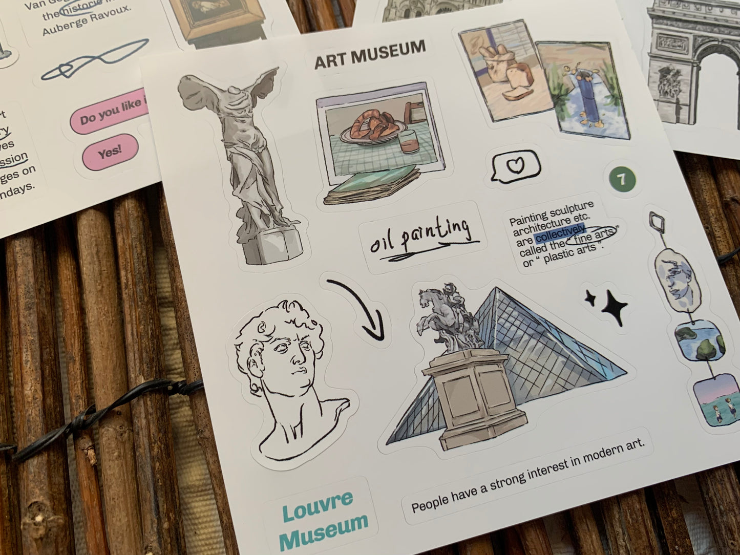 Cute Sticker Set - Art