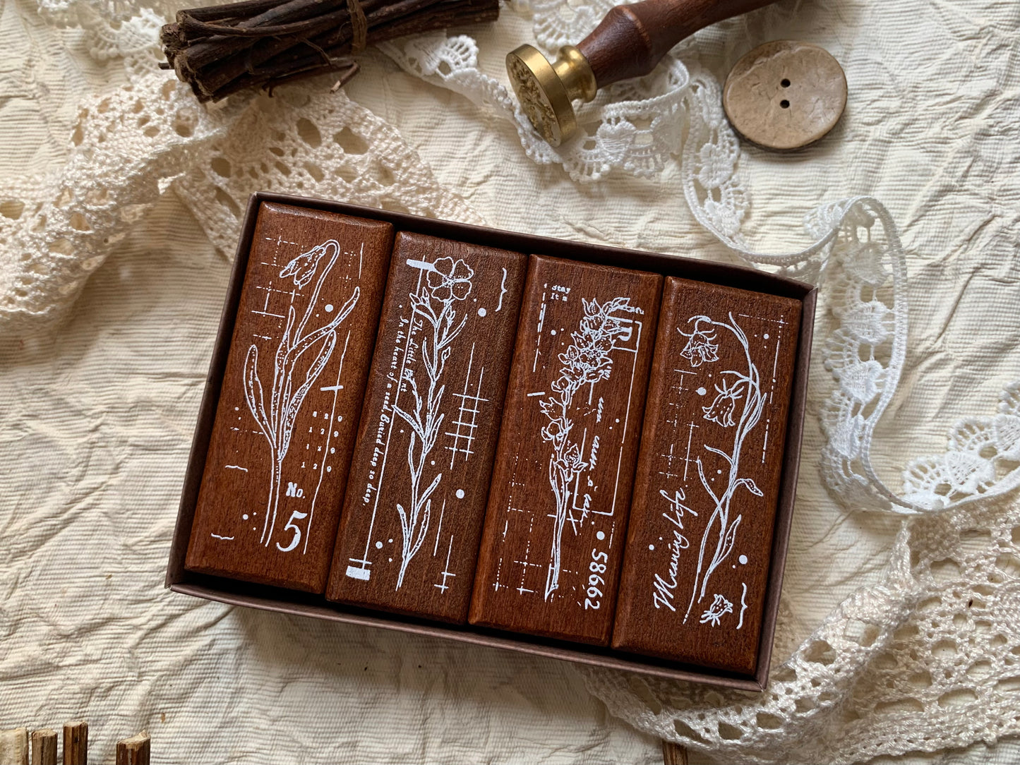 Botanical Stamp Set - 1
