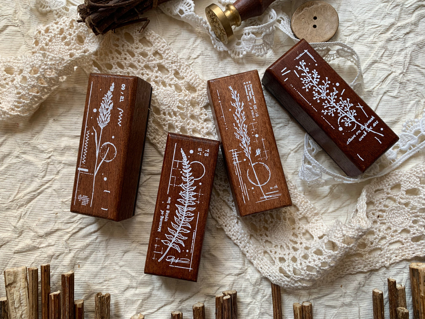 Botanical Stamp Set - 2