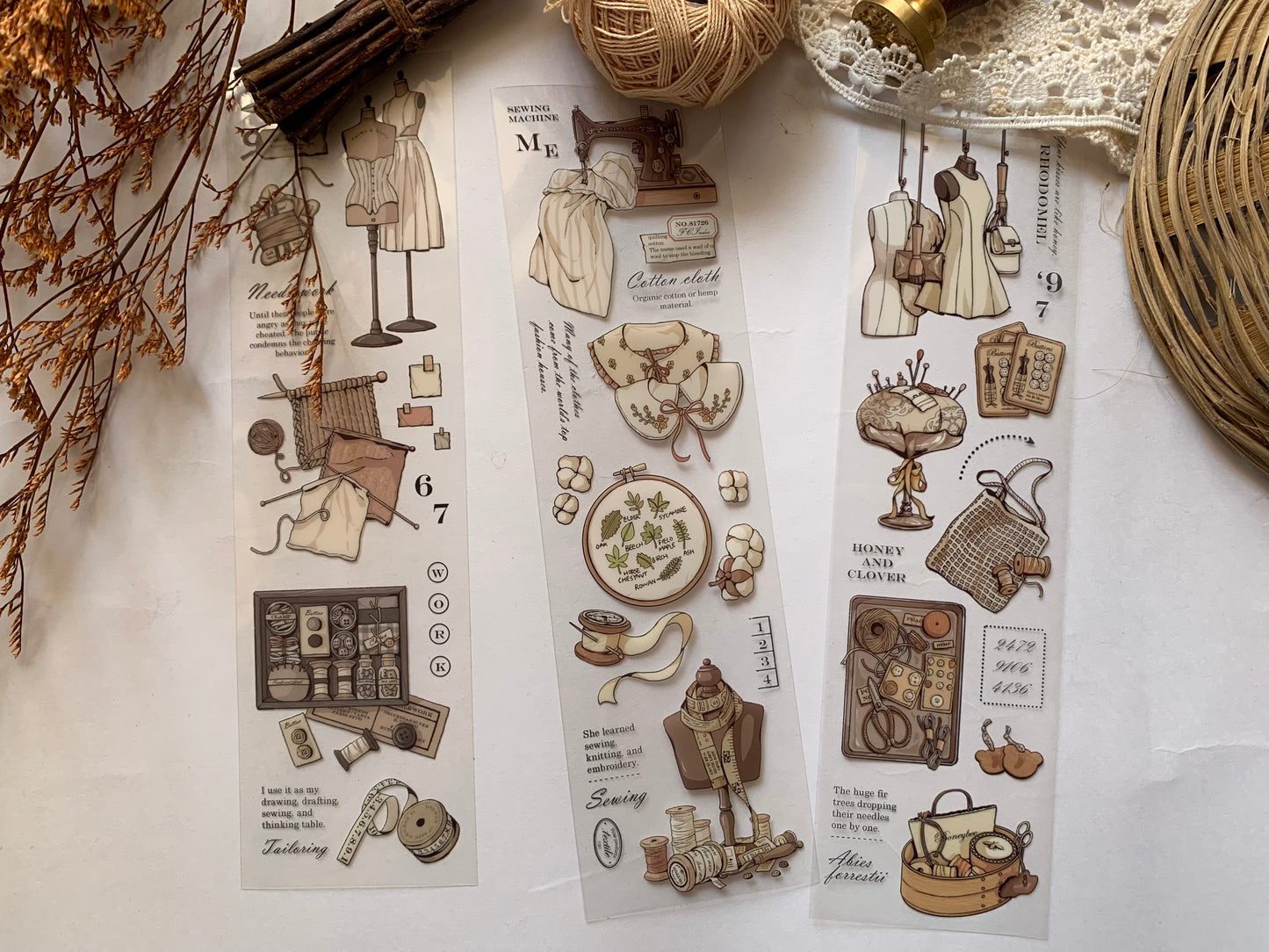 Long Sticker Set - Fashion