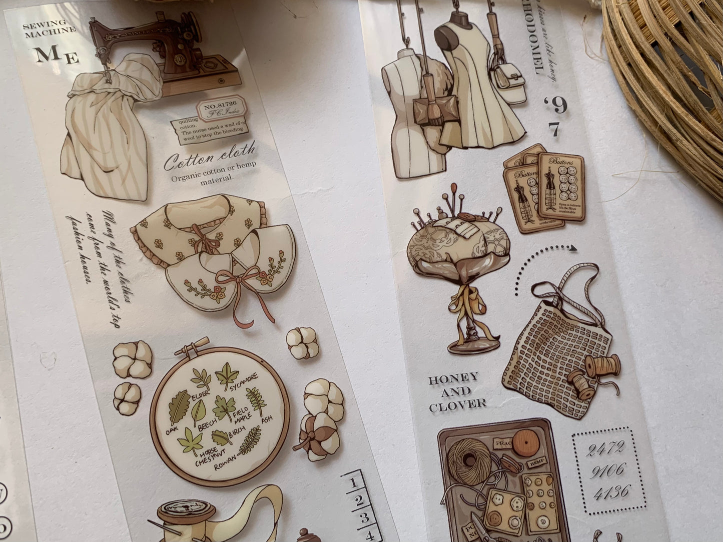 Long Sticker Set - Fashion