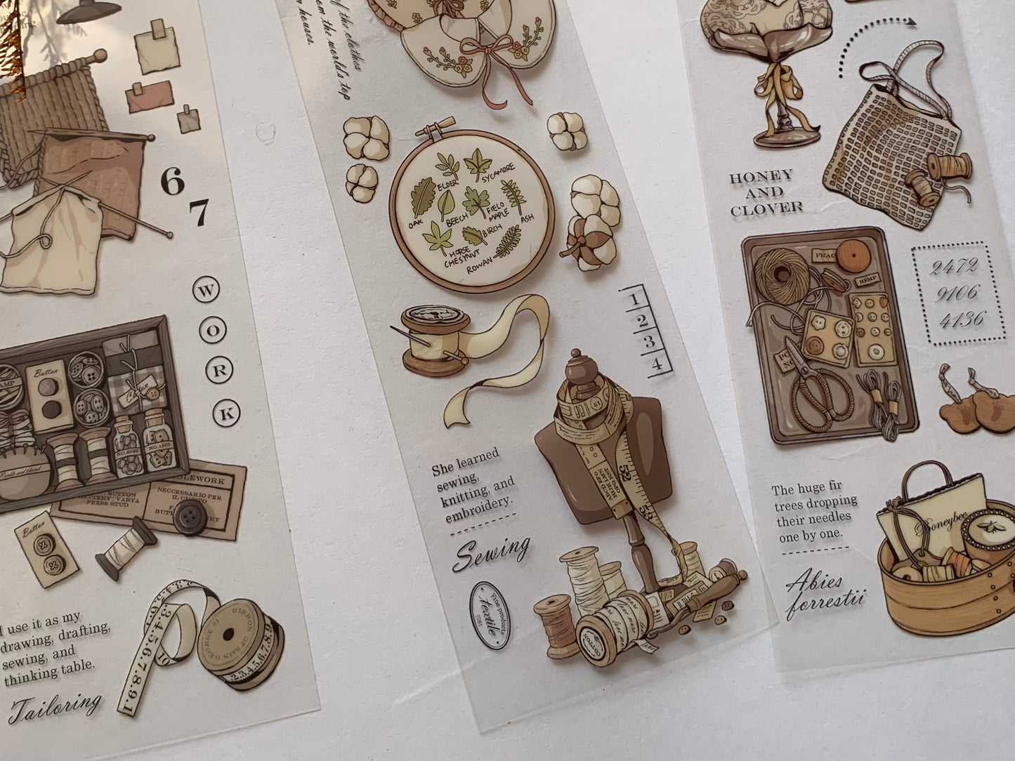 Long Sticker Set - Fashion