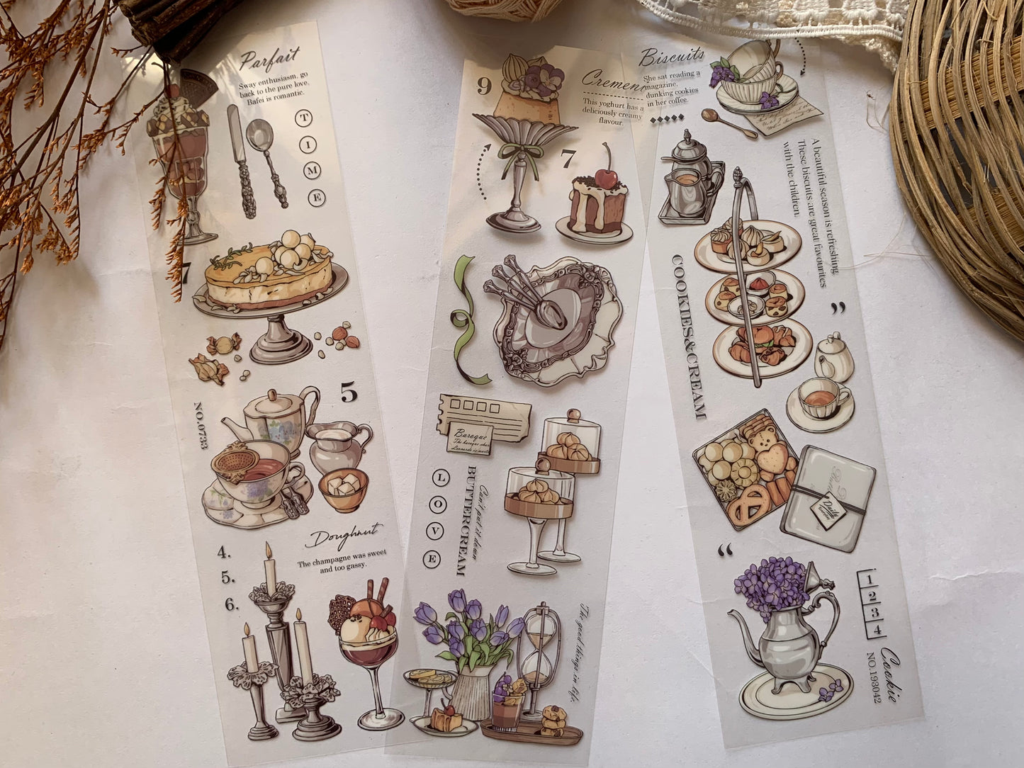 Long Sticker Set - Food